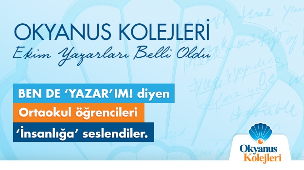 Okyanus Kolejleri Ekim Yazarları Belli Oldu
