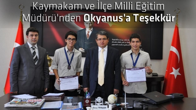 Okyanus Öğrencileri'ne Teşekkür