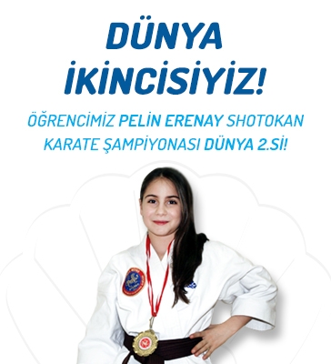 Okyanuslu Karateci Pelin Erenay'dan Dünya 2.liği