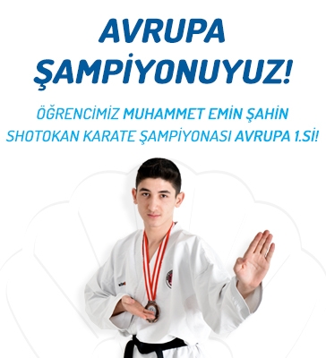 Okyanuslu Muhammet Emin Şahin 7. Avrupa Shotokan Karate Şampiyonu