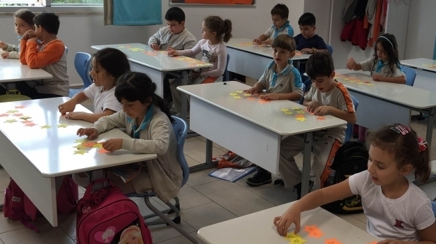 Özel Konyaaltı Okyanus Koleji İlkokul 1-A Sınıfı Dikte Çalışması
