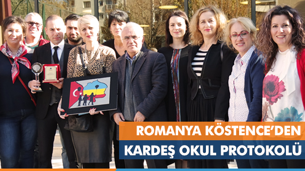 Romanya Köstence’den Kardeş Okul Protokolü