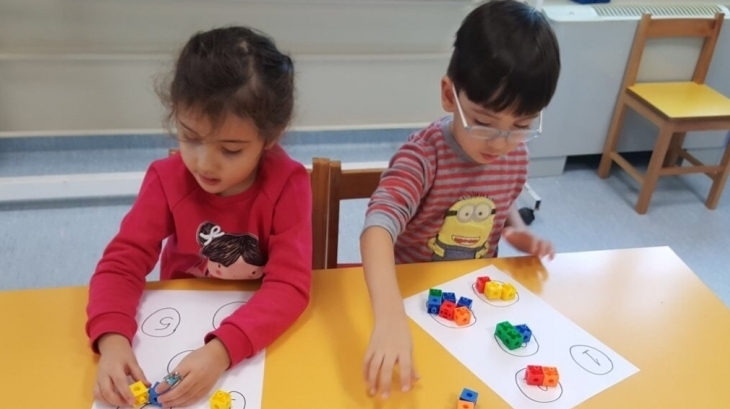 Sancaktepe Okyanus Koleji Okul Öncesi Balıklar Grubu Öğrencileri Okuma Yazmaya Hazırlık Etkinliğinde
