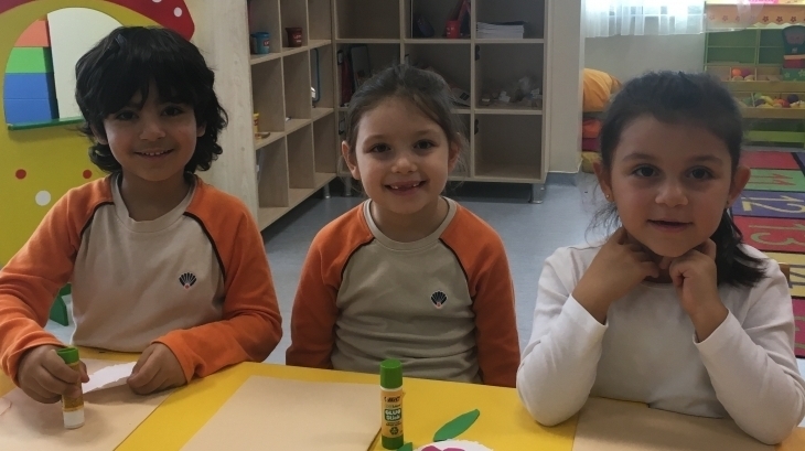 Sancaktepe Okyanus Koleji Okul Öncesi Yıldızlar Grubu Öğrencileri Sanat Etkinliğinde