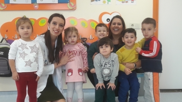 Sancaktepe Okyanus Okul Öncesi Kırmızı Grubu Öğrencileri Aile Katılımı Etkinliğinde