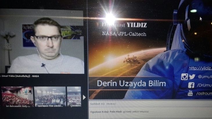 7. ve 8. Sınıf Öğrencileri NASA ile Canlı Bağlantı Yaptı!