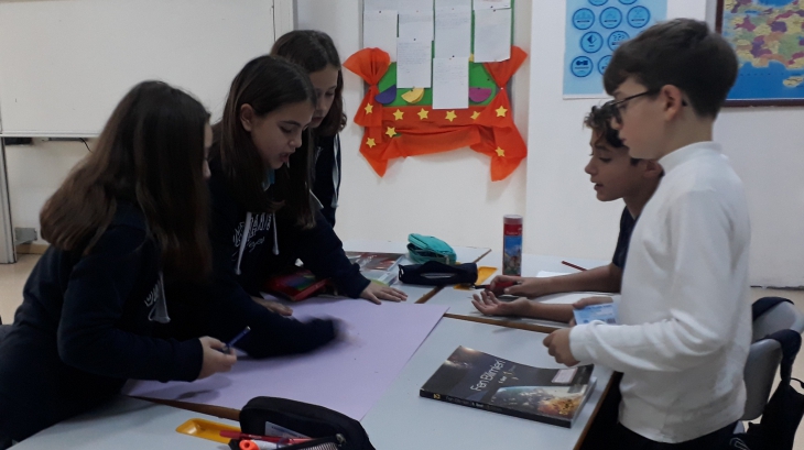 Üstün Zekalılar ve Yetenekliler Okulu 5-D Sınıfı Fen Okuryazarlığı Dersinde