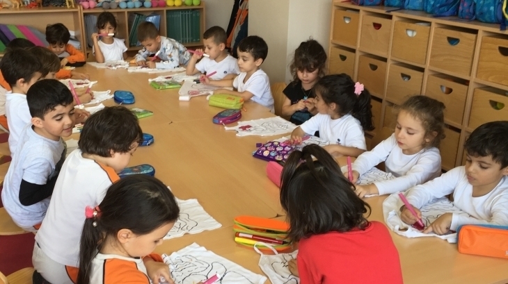 Yıldızlar Grubu Bütünleştirilmiş Sanat ve Fen Matematik Etkinliğinde