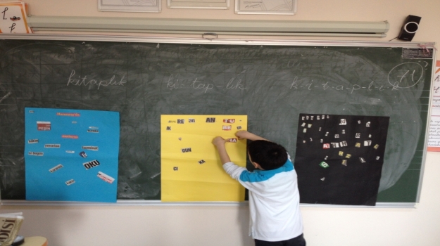 1. Sınıflar'ın "Kelime, Hece, Harf" Etkinliği