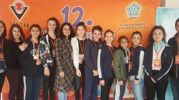 12. Ortaokul Araştırma Projesi için Konya Bölge Sergisi 2.Günü ile Devam Ediyor