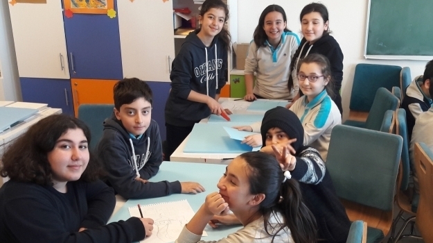 6-B Sınıfı 3 Boyutlu Projelerine Başladı