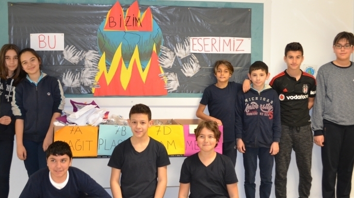 7.Sınıf Öğrencilerinin "Geri Dönüşüm Projesi"