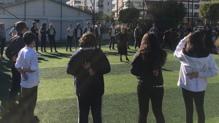 8. Sınıf Öğrencileri Drama Dersi Etkinliğinde