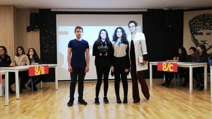 8. Sınıf Öğrencileri "Quiz Show" Etkinliğinde