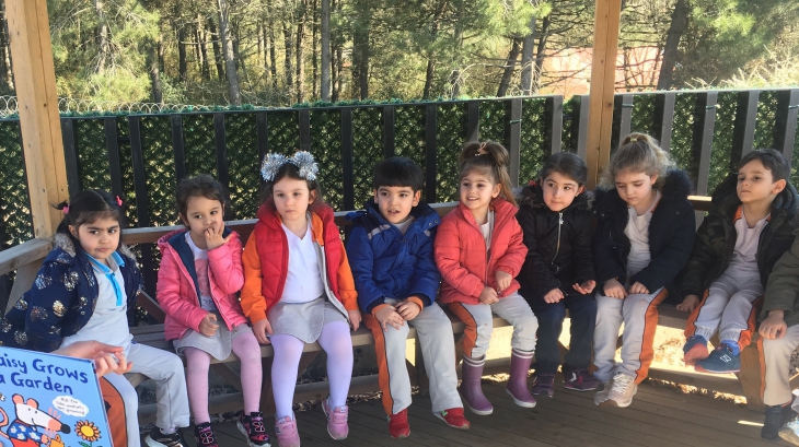 ​​​​​​​Çekmeköy Okyanus Koleji, Okul Öncesi Balıklar Grubu, İngilizce Bilingual Dersinde