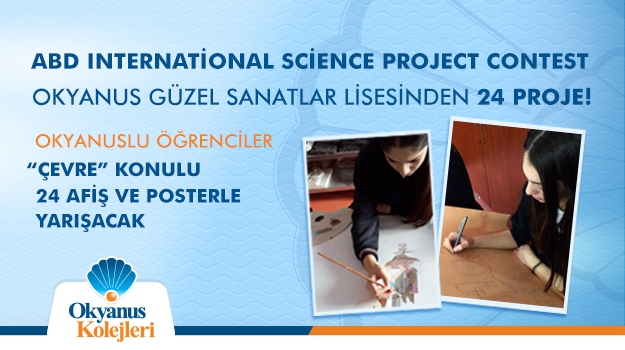 ABD International Science Project Contest Olympiad'a Okyanus Güzel Sanatlar Lisesi'nden 24 Proje!