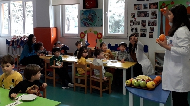 Ataşehir Okul Öncesi Çiçekler Grubu ‘Science and Math ‘ Dersinde