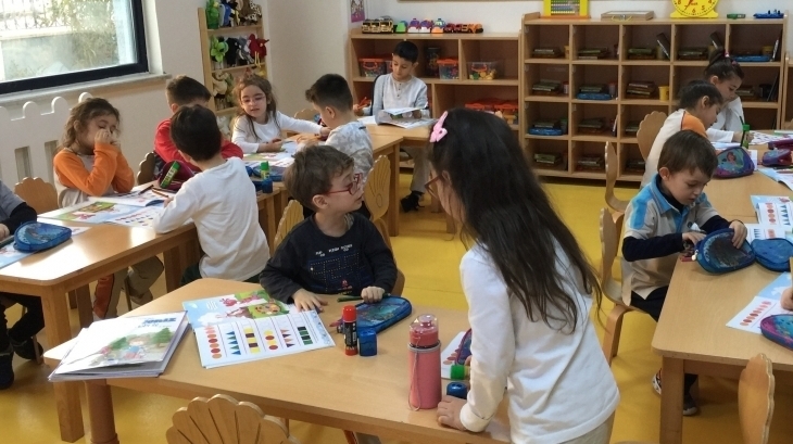 Avcılar Bulutlar  Grubu Öğrencileri Okuma- Yazma Etkinliğinde