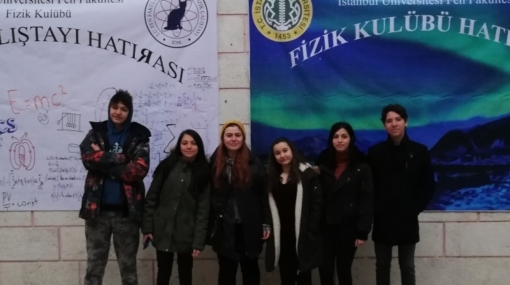 Avcılar Okyanus Koleji Fen Bilimleri Kulübü İstanbul Üniversitesi 9. Fizik Çalıştayı' nda