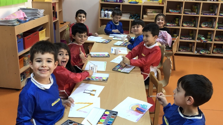 Avcılar Okyanus Koleji Yıldızlar Grubu Öğrenci Sanat Etkinliğinde