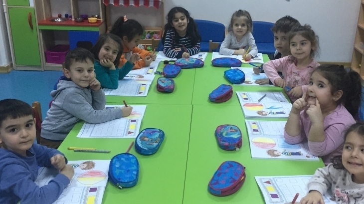Avcılar Yunuslar Grubu Öğrencileri Okuma Yazmaya Hazırlık Etkinliğinde