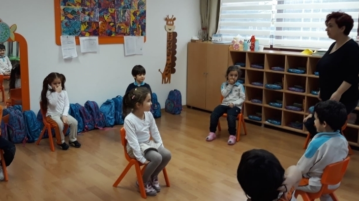 Bahçelievler Okul Öncesi Öğrencileri İlgi ve Yetenek Merkezlerinden Drama Eğitiminde