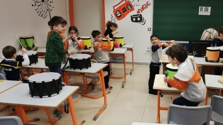 Bahçelievler Okul Öncesi Öğrencileri İlgi ve Yetenek Merkezlerinden Müzik Eğitiminde