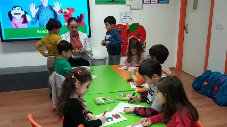Bahçelievler Okul Öncesi Yıldızlar Grubu İngilizce Eğitiminde