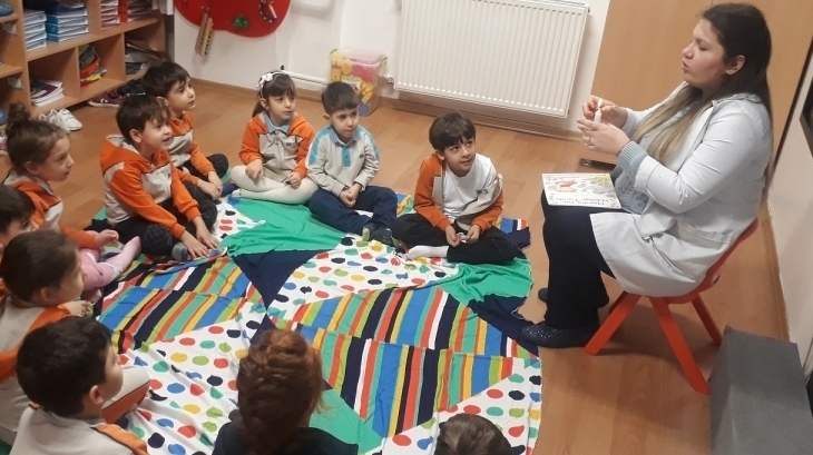 Bahçelievler Okyanus Koleji Okul Öncesi Deniz Yıldızları Grubu Türkçe Etkinliğinde