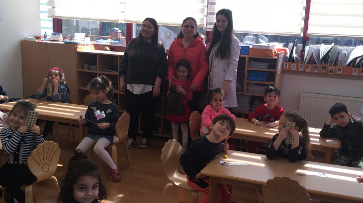 Bahçelievler Okyanus Koleji Okul Öncesi Deniz Yıldızı Grubu Aile Katılımı Etkinliğinde
