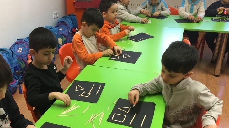 Bahçelievler Okyanus Koleji Okul Öncesi Mercan Grubu Sanat Etkinliğinde