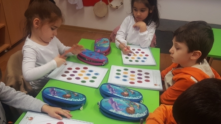Bahçelievler Okyanus Koleji Okul Öncesi Mercan Grubu Okuma Yazmaya Hazırlık Eğitiminde