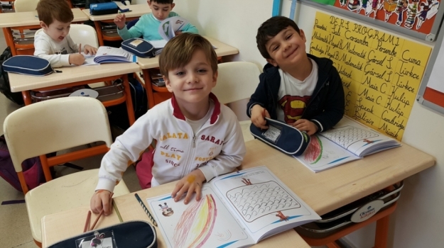 Bahçelievler Okyanus Okul Öncesi Gökkuşağı Grubu İlköğretime Hazırlık Dersinde