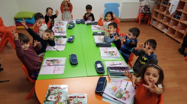 Bahçelievler Okyanus Okul Öncesi İnciler Grubu Okuma Yazma Etkinliğinde