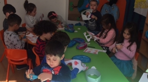 Bahçelievler Okyanus Okul Öncesi Öğrencileri Dil Kulübü Fransızca Dersinde