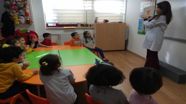 Bahçelievler Okyanus Okul Öncesi Yıldızlar Grubu Öğrencileri İngilizce Dersinde