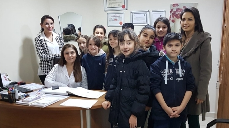 Bahçelievler Okyanus Ortaokulu Gelecekte Bir Gün Meslekte İlk Gün Projesi Meslek Ziyareti - Doktor