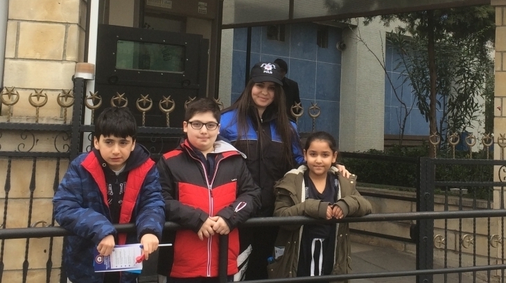 Bahçelievler Okyanus Ortaokulu Gelecekte Bir Gün Meslekte İlk Gün Projesi Meslek Ziyareti - Polis