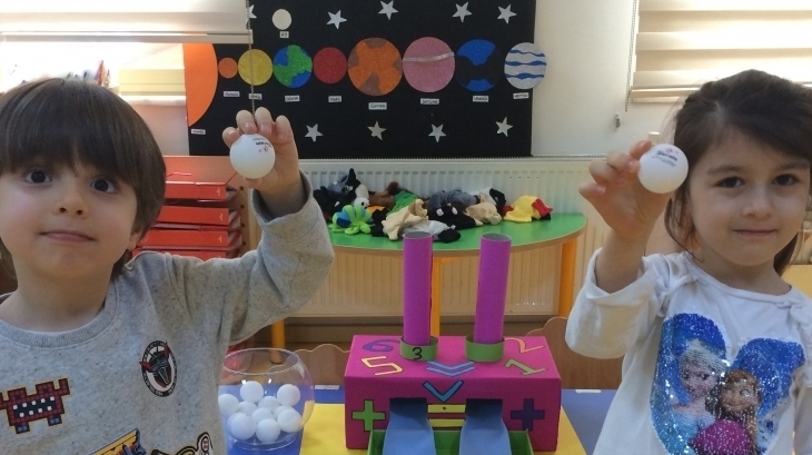 Bahçeşehir inciler grubu Fen-Matematik etkinliğinde