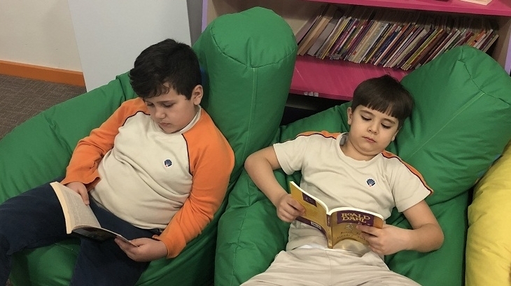 Bahçeşehir Okyanus Koleji Üstün Zekâlılar ve Yetenekliler İlkokulu 2-F Sınıfı “Kütüphane” Etkinliğinde
