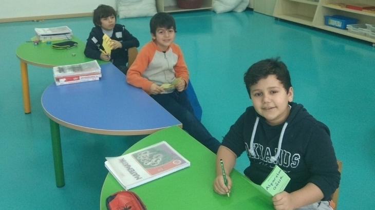 Bahçeşehir Okyanus Koleji Üstün Zekâlılar ve Yetenekliler İlkokulu 2. Sınıf Matematik Esnek Grup Öğrencileri “Tercih Tablom” Etkinliğinde