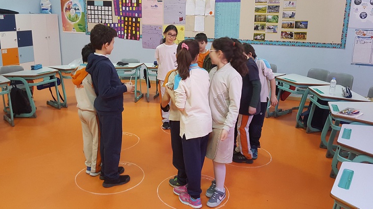 Bahçeşehir Okyanus Koleji Üstün Zekâlılar ve Yetenekliler İlkokulu 3-E Sınıfı ‘Sıfat Sekseği’ Etkinliğinde