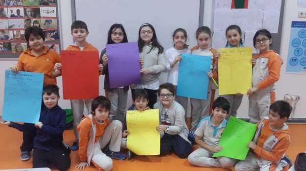 Üstün Zekâlılar 3-E ve 3-F Sınıfları Galeri Yürüyüşü Etkinliğinde