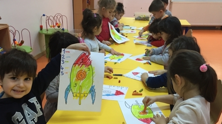 Bahçeşehir Yağmur Grubu Fen-Matematik Etkinliğinde