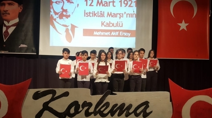 Bayrampaşa Okyanus Koleji 12 Mart İstiklal Marşının Kabulünün 98. Yıl dönümü ve Mehmet Akif ERSOY'u Anma Programı.
