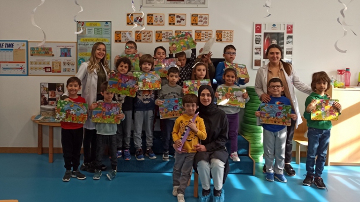 Bayrampaşa Okyanus Koleji Okul Öncesi Yıldızlar Grubu Öğrencileri Aile Katılımı Etkinliği