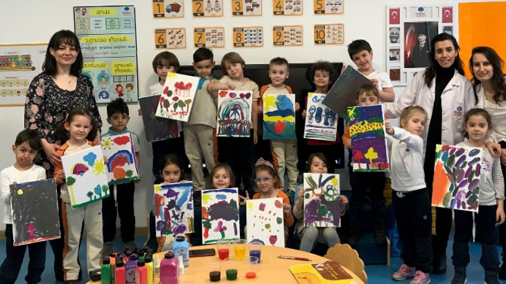 Bayrampaşa Okyanus Koleji Okul Öncesi Bulutlar Sınıfı Aile Katılımı Etkinliğinde