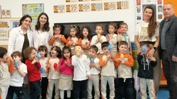 Bayrampaşa Okyanus Koleji Okul Öncesi Deniz Yıldızı Grubu Öğrencileri Aile Katılım Etkinliğinde