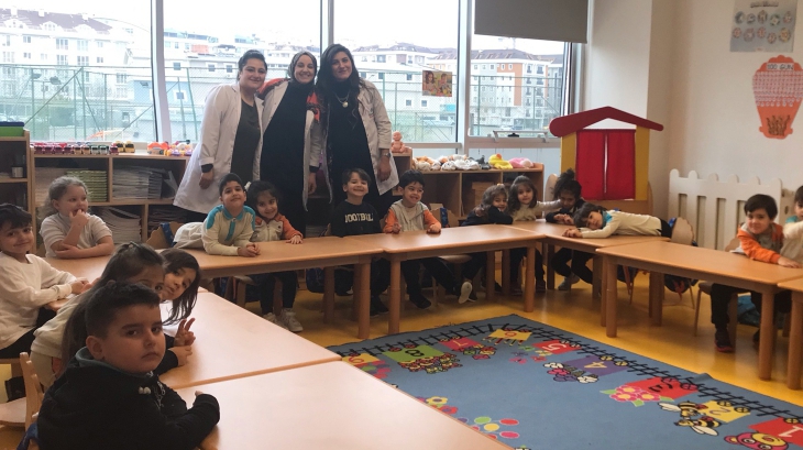 Beykent Okul Öncesi Balıklar Grubu Aile Katılımı Etkinliğinde