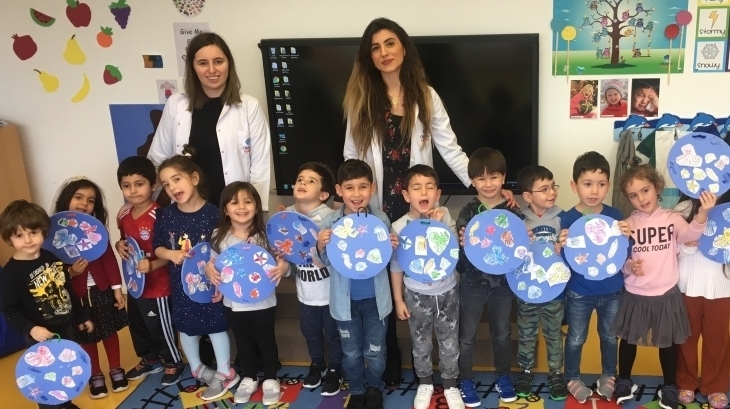 Beykent Okyanus Koleji Okul Öncesi Balıklar Sınıfı Bilingual Dersinde